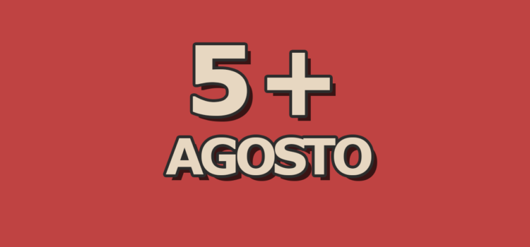 5 artigos mais acessados em agosto