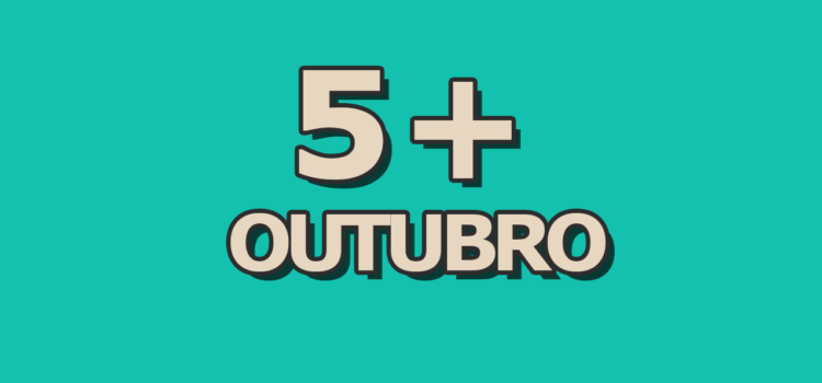 5 artigos mais acessados em outubro