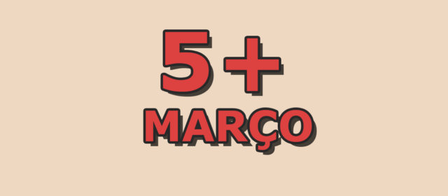 5 artigos mais acessados em março