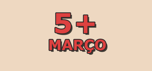 5 artigos mais acessados em março