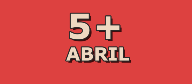 5 artigos mais acessados em abril